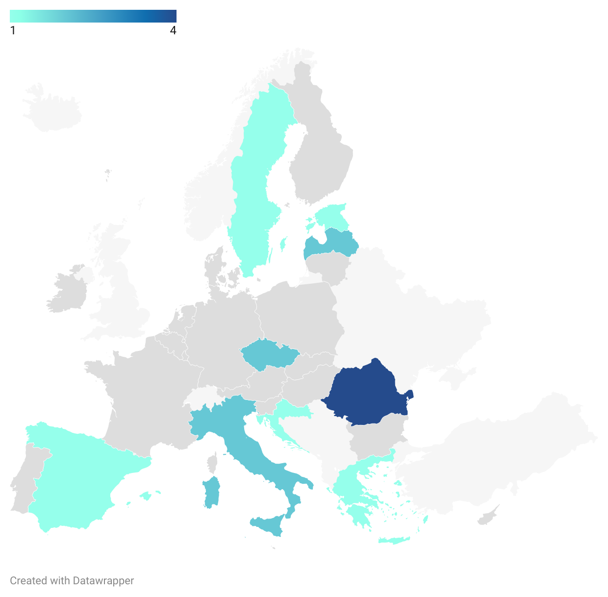 Spring 2025 cities under review member states