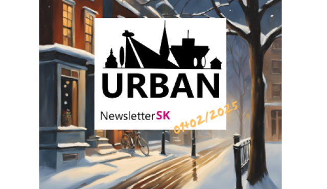 snow in the city cartoon and header URBAN NEWSLETTER